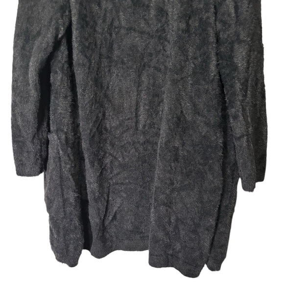 Soma Weekend Open Front Cardigan Size XXL Black Pockets Very Soft Lounge Cozy - Picture 10 of 14